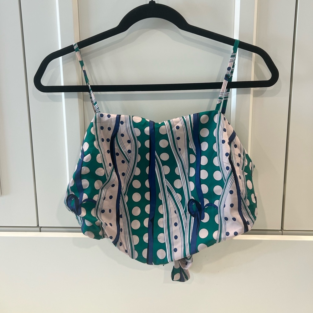 Lulu’s Polka Dot and Stripe Women's Top